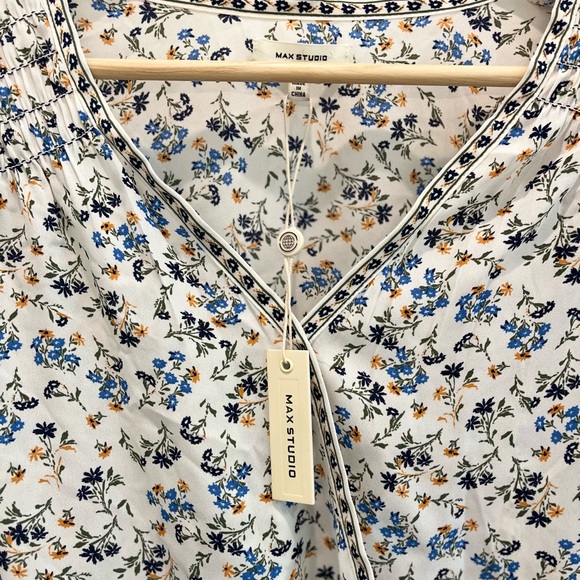 NWT Max Studio Women’s Wrap Shirt - Picture 3 of 10